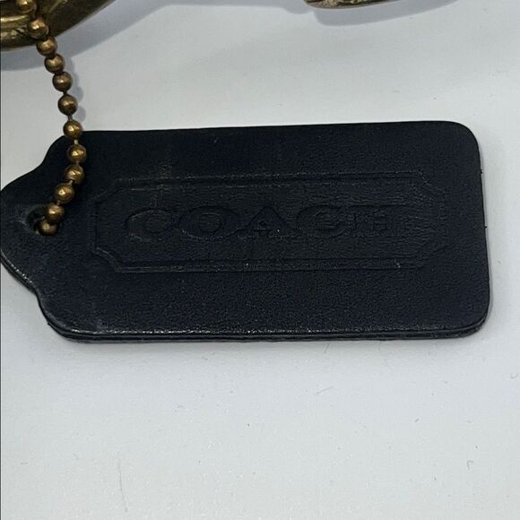 COACH 9870 Vintage Black Leather Crossbody Bag - Picture 8 of 12